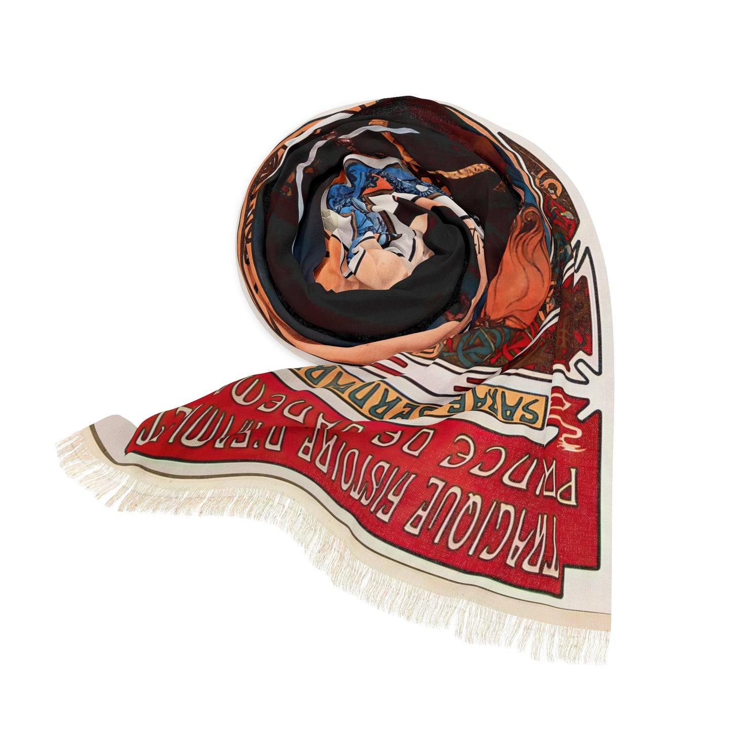 Hamlet | Alphonse Mucha Scarf – Art Nouveau Scarf-Quipham Collections