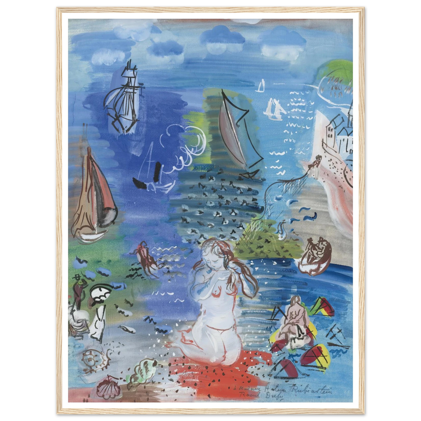 Amphitrite (1939) Art Print | Raoul Dufy-Quipham Collections
