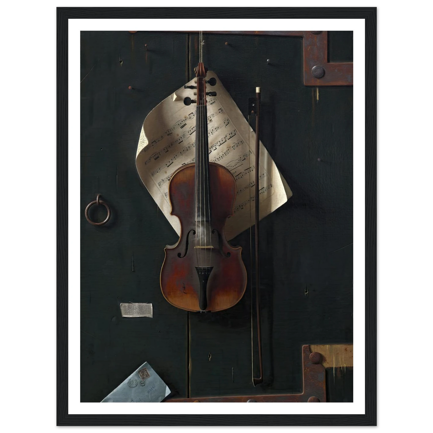 The Old Violin (1886) Art Print | William Michael Harnett-Quipham Collections