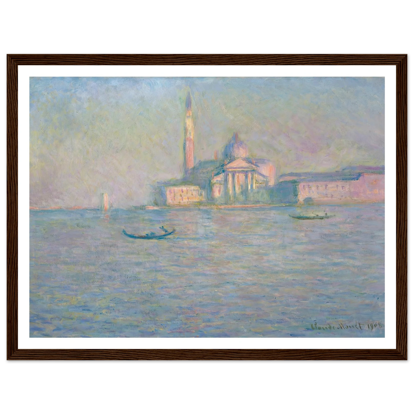 The Church of San Giorgio Maggiore, Venice (1908) Art Print | Claude Monet-Quipham Collections
