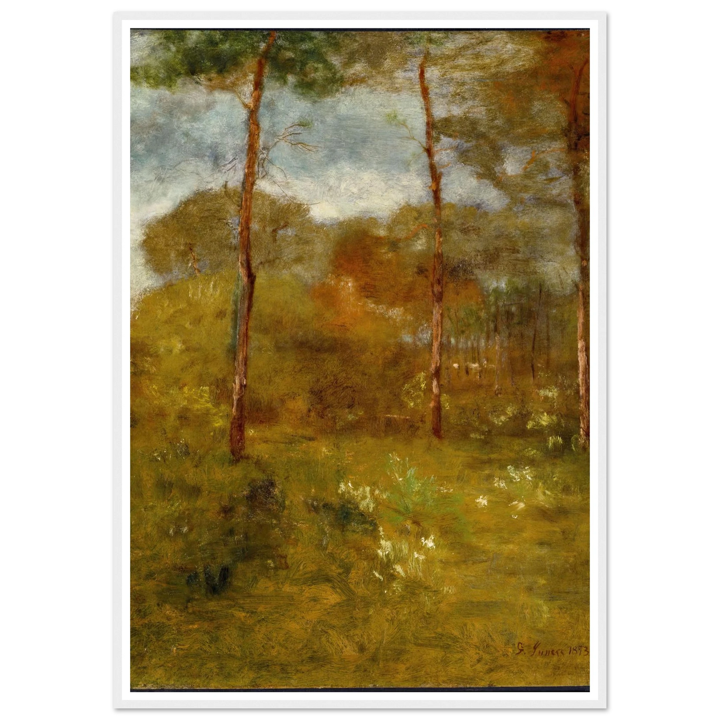 Orange Road, Tarpon Springs (1893) Art Print | George Inness-Quipham Collections