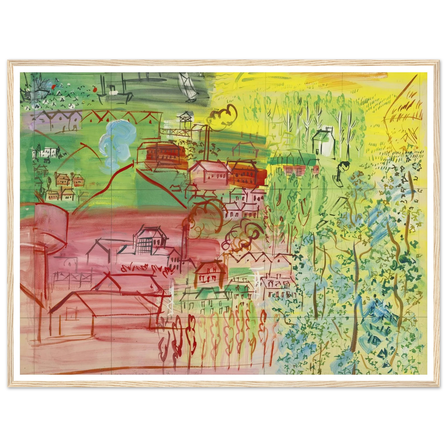 étude pour la fée electricité Art Print | Raoul Dufy-Quipham Collections