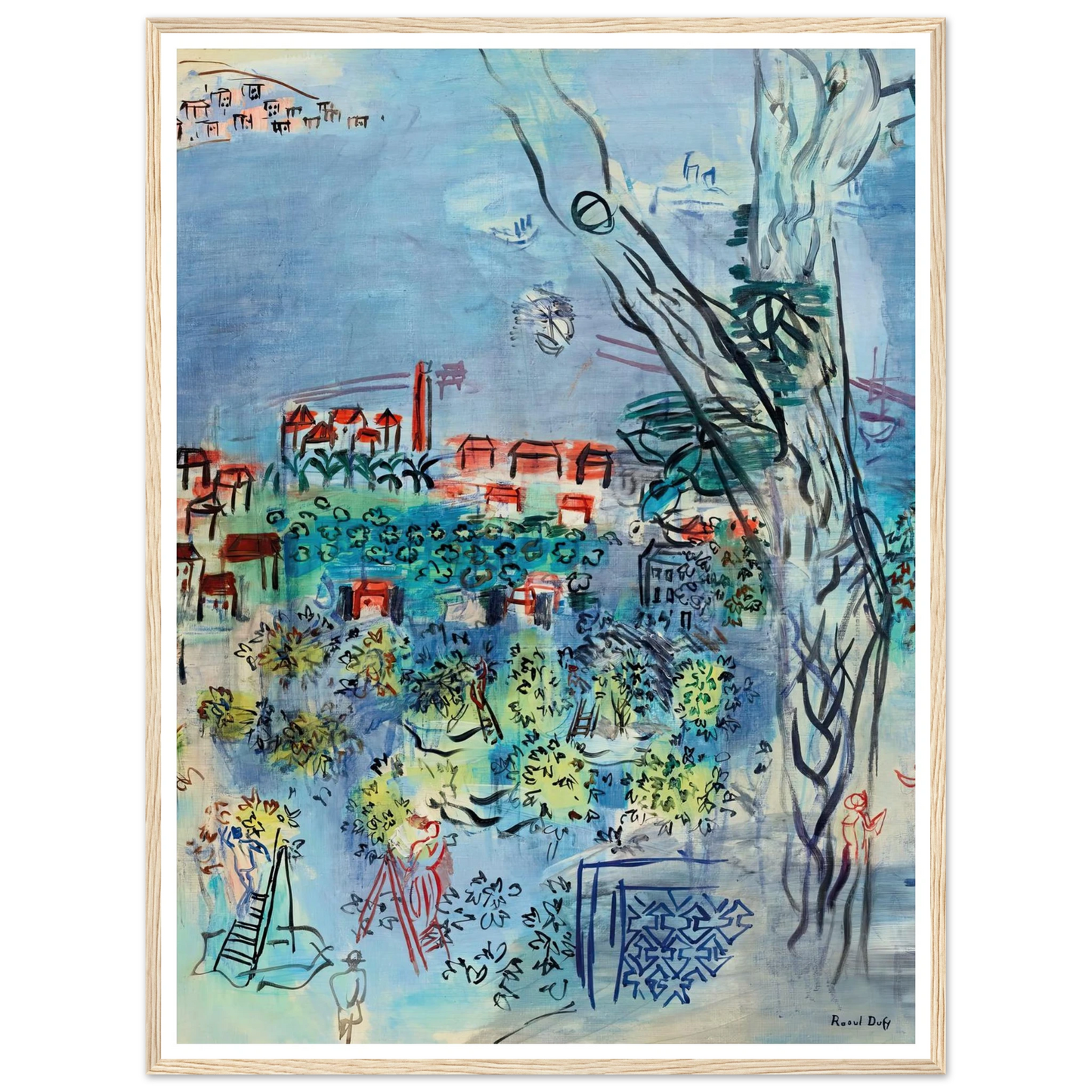 Etude pour Golfe-Juan (1926) Art Print | Raoul Dufy-Quipham Collections