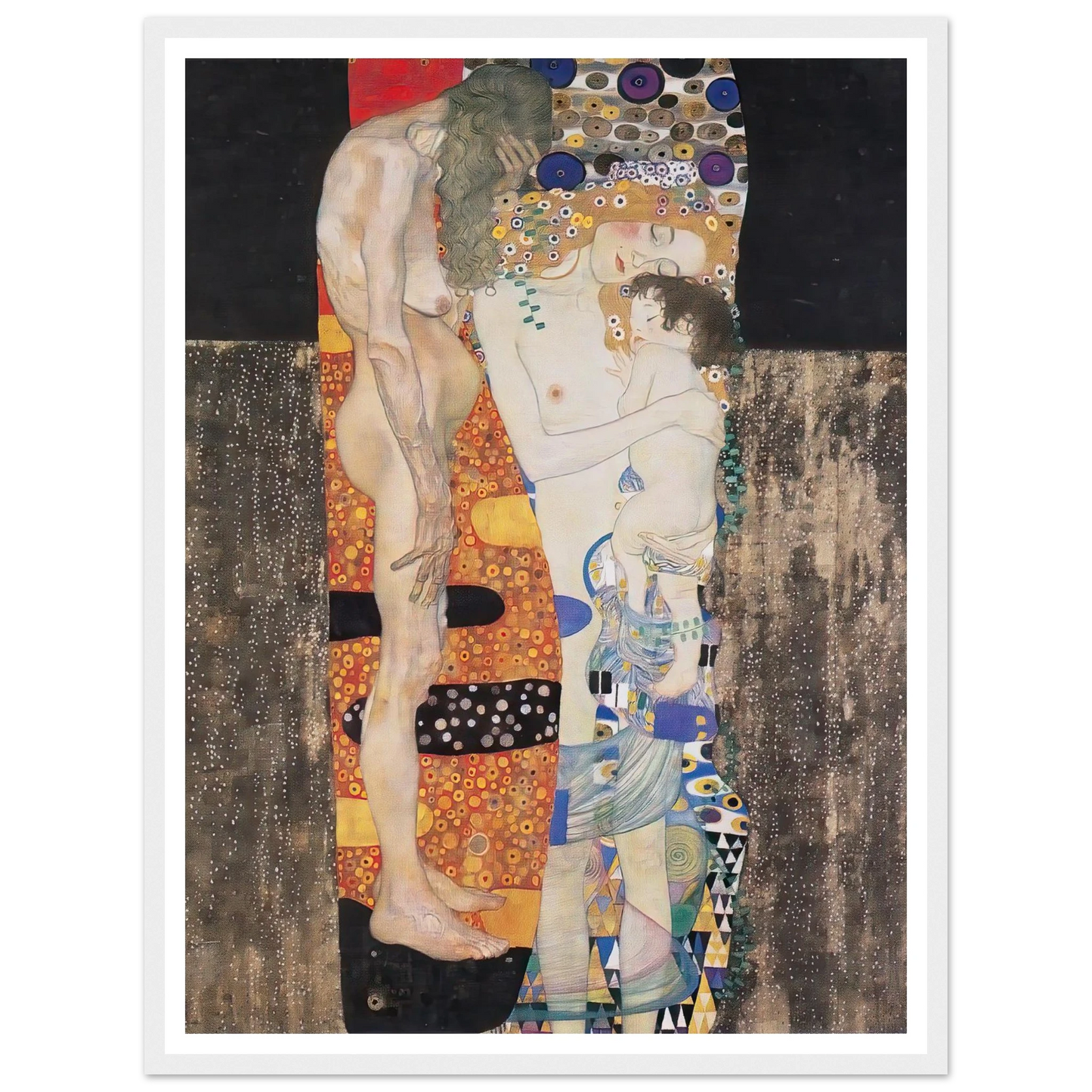 The Three Ages of the Woman (1905) Art Print | Gustav Klimt-Quipham Collections