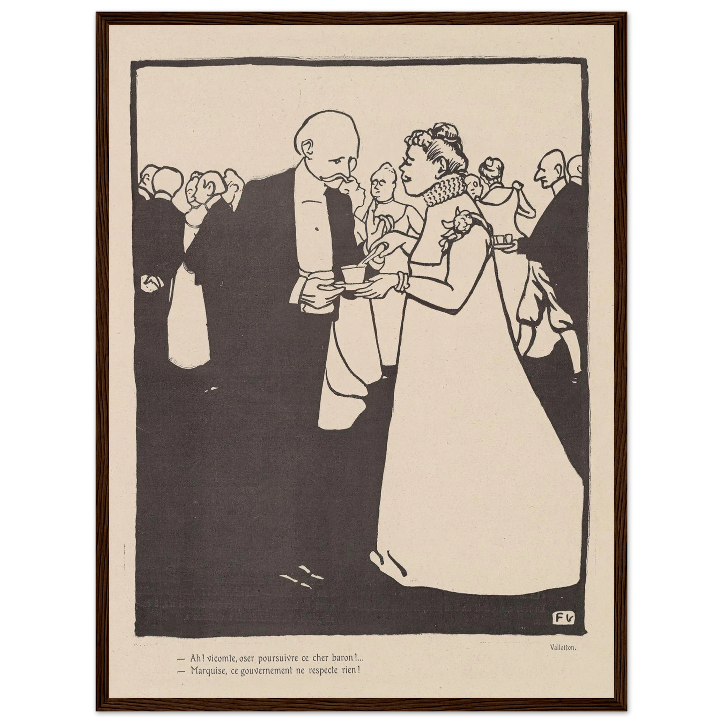 1er août 1903. Art Print | Felix Vallotton-Quipham Collections