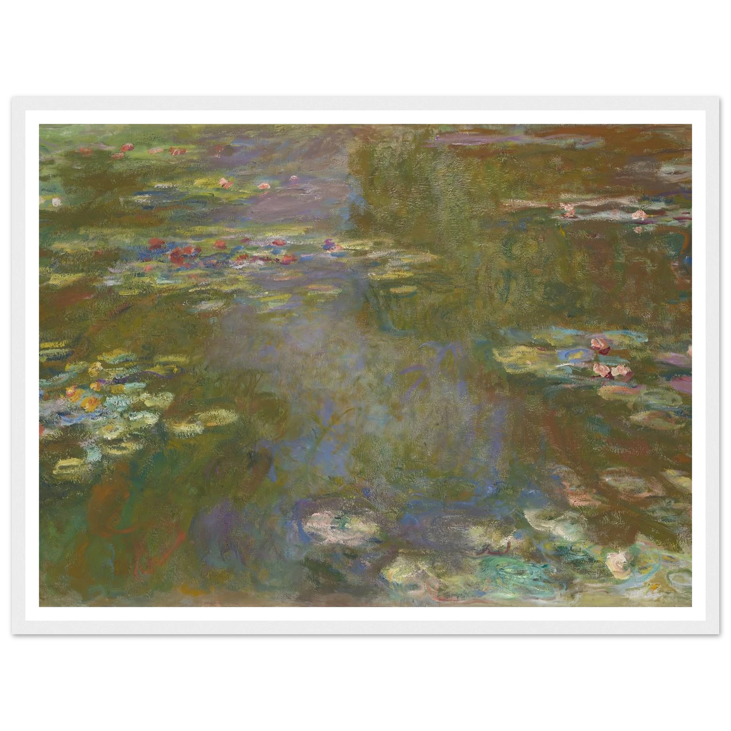 Water Lily Pond (1917-19) Art Print | Claude Monet-Quipham Collections