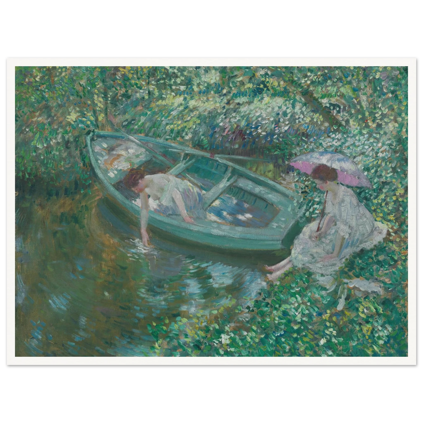 Repose at Noonday (circa 1911) Art Print | Frederick Carl Frieseke-Quipham Collections