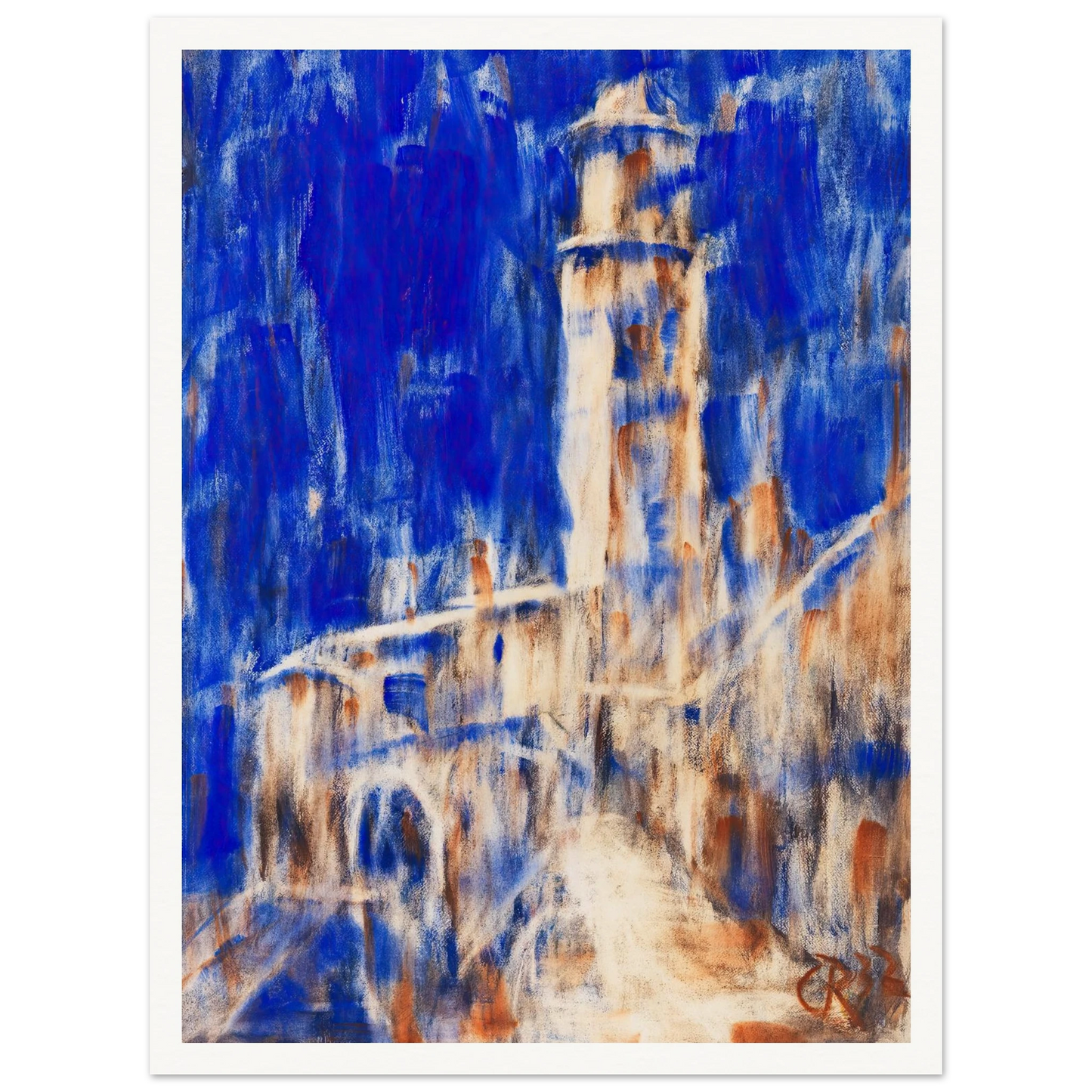 Kirche in Gandria (1932) Art Print | Christian Rohlfs-Quipham Collections
