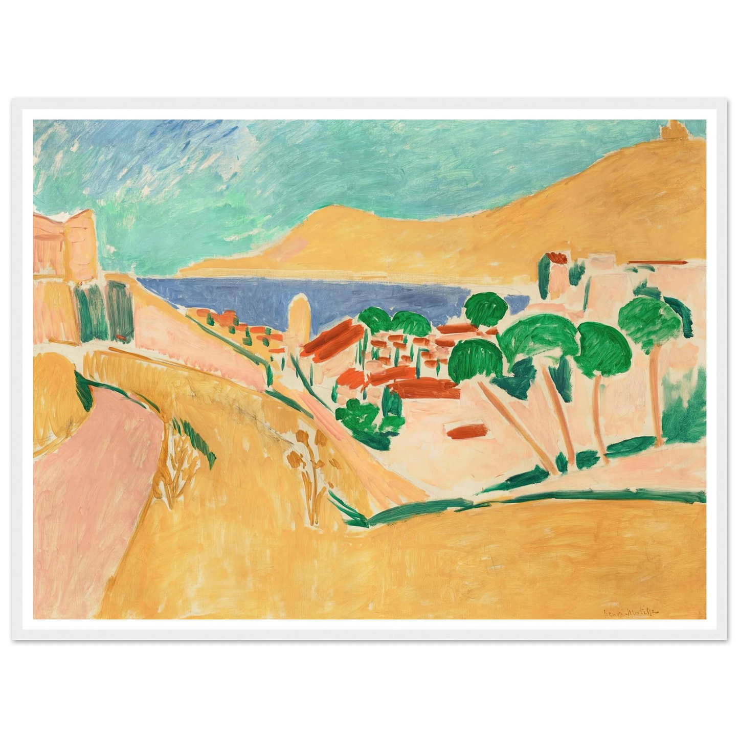 Collioure en août (circa 1911) Art Print | Henri Matisse-Quipham Collections
