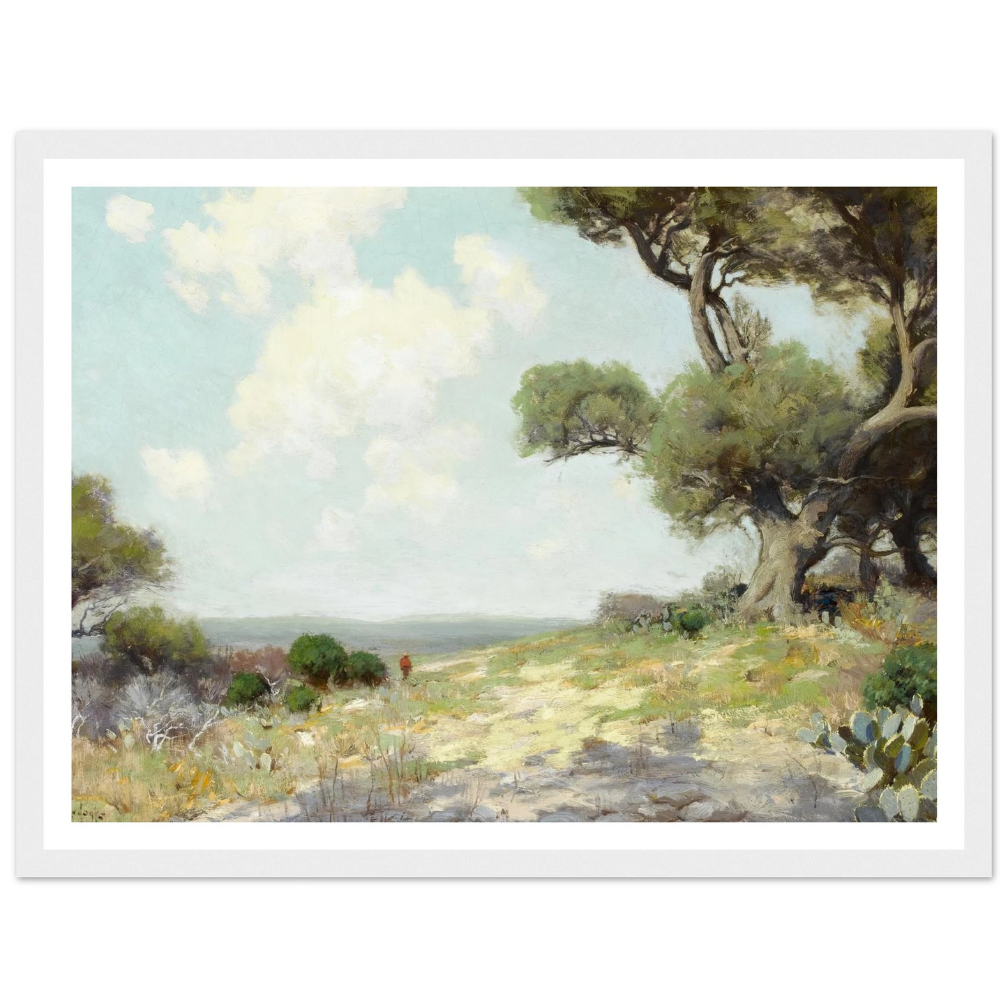In the Hills — Southwest Texas (1912) Art Print | Julian Onderdonk-Quipham Collections