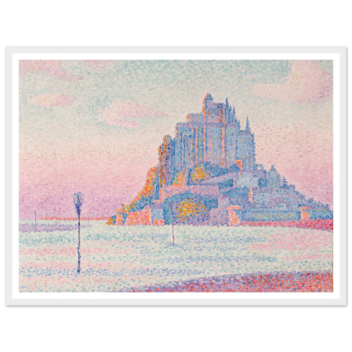 Mont Saint-Michel, Setting Sun (1897) Art Print | Paul Signac-Quipham Collections