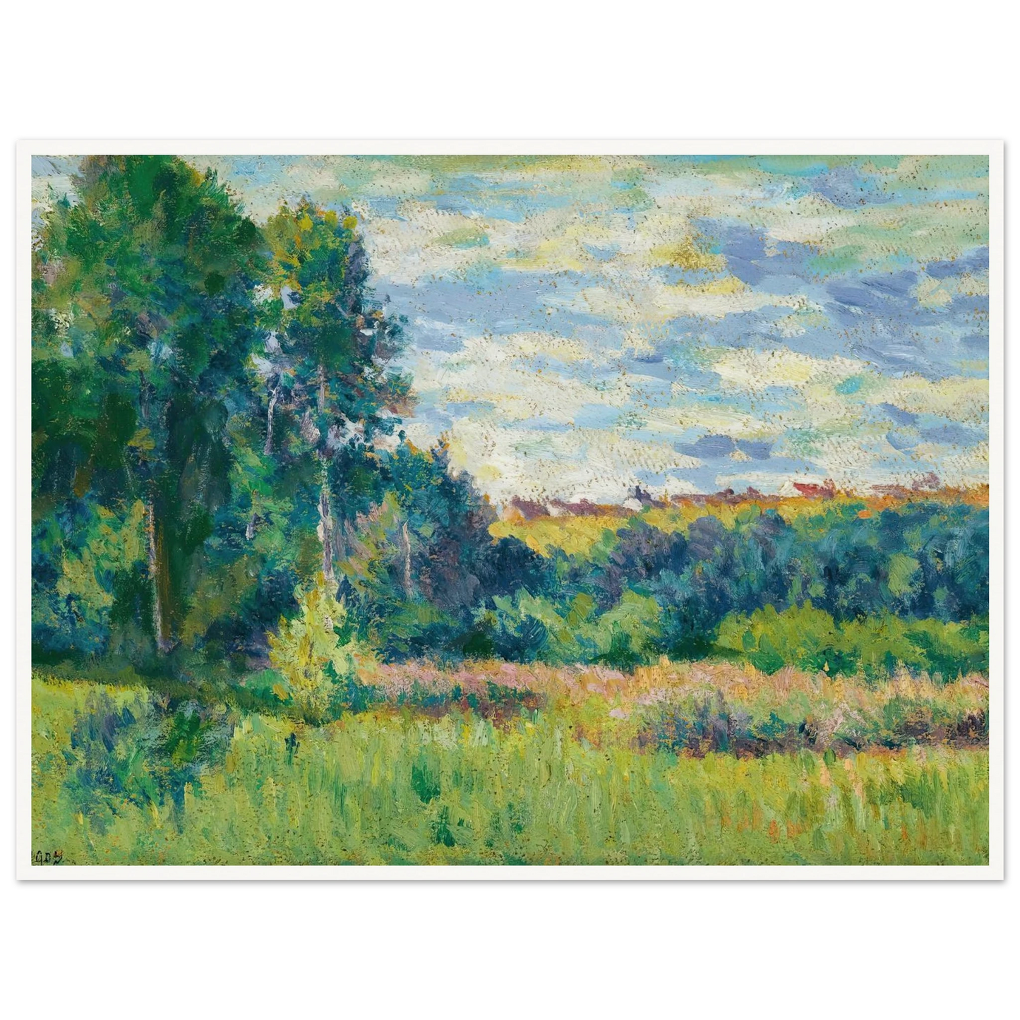Paysage (1903) Art Print | Maximilien Luce-Quipham Collections