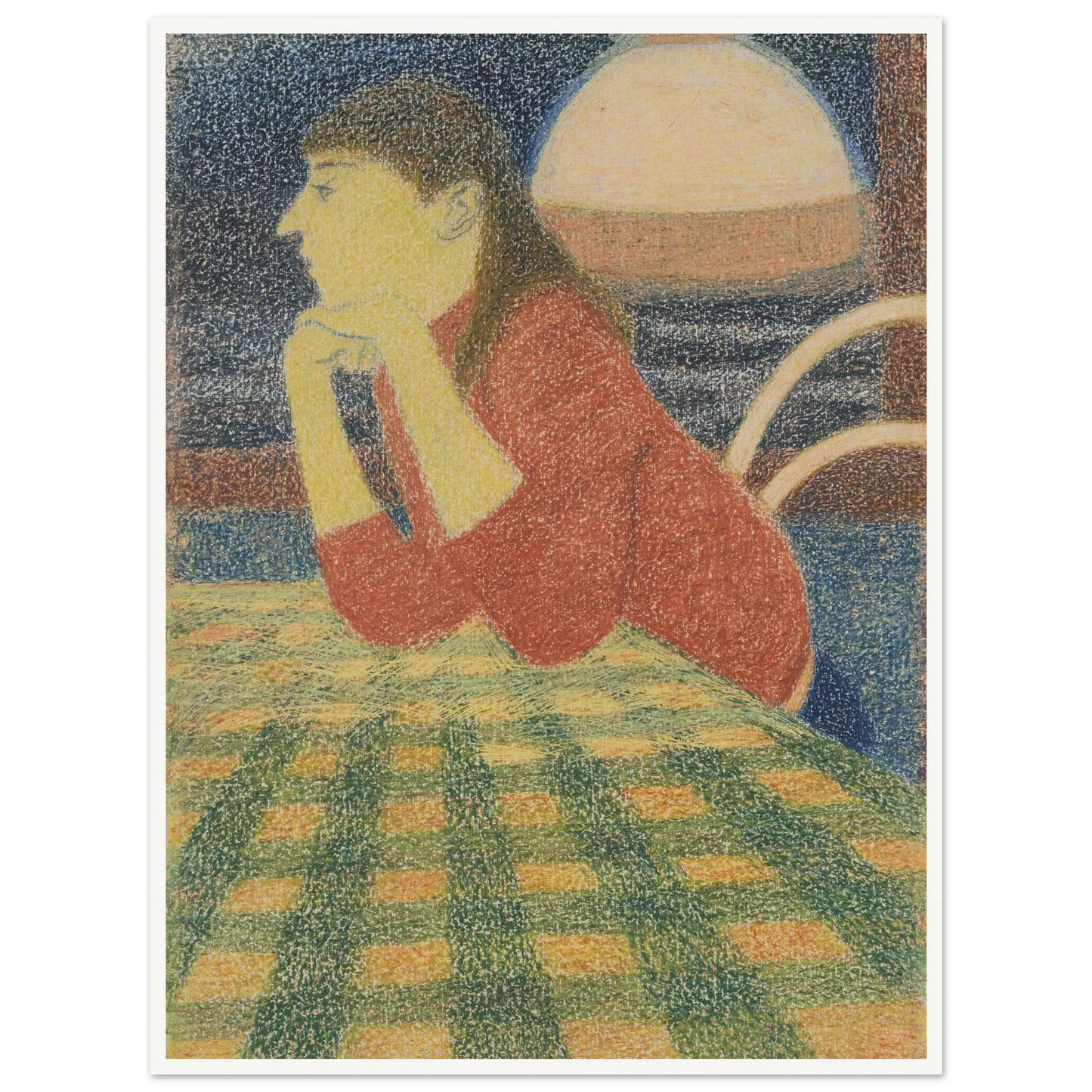 Leunende vrouw (1912) Art Print | Leon Spilliaert-Quipham Collections