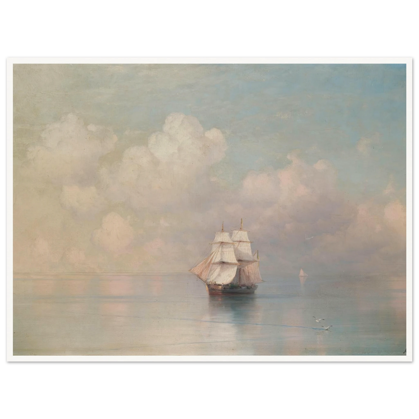 Calm Seas Art Print | Ivan Konstantinovich Aivazovsky-Quipham Collections