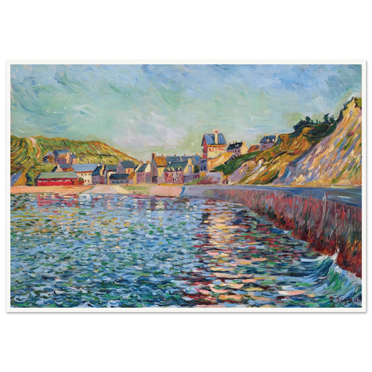 Port-en-Bessin, L’avant-port (1884) Art Print | Paul Signac-Quipham Collections