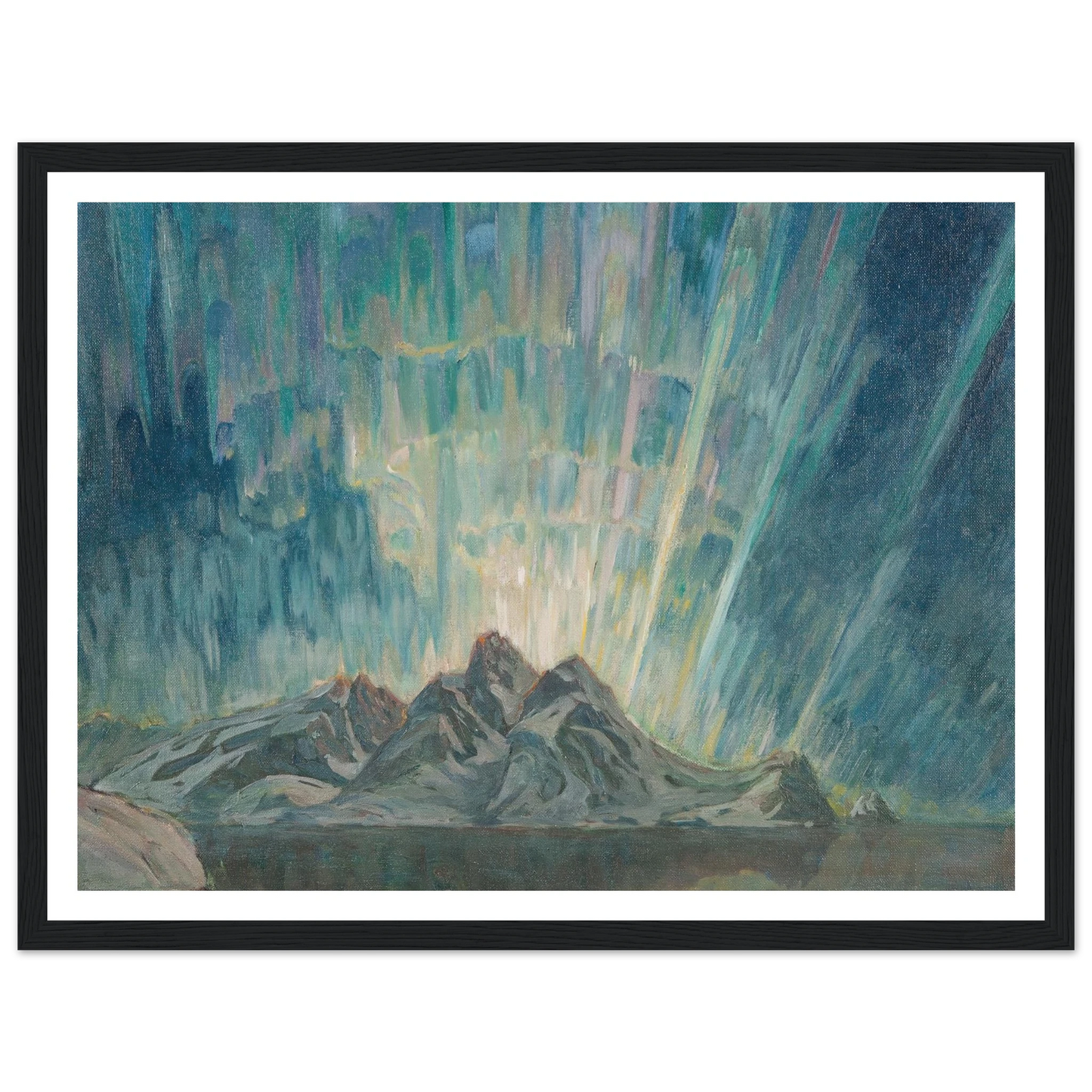 Northern Lights.Study from North Norway Art Print | Anna Boberg-Quipham Collections