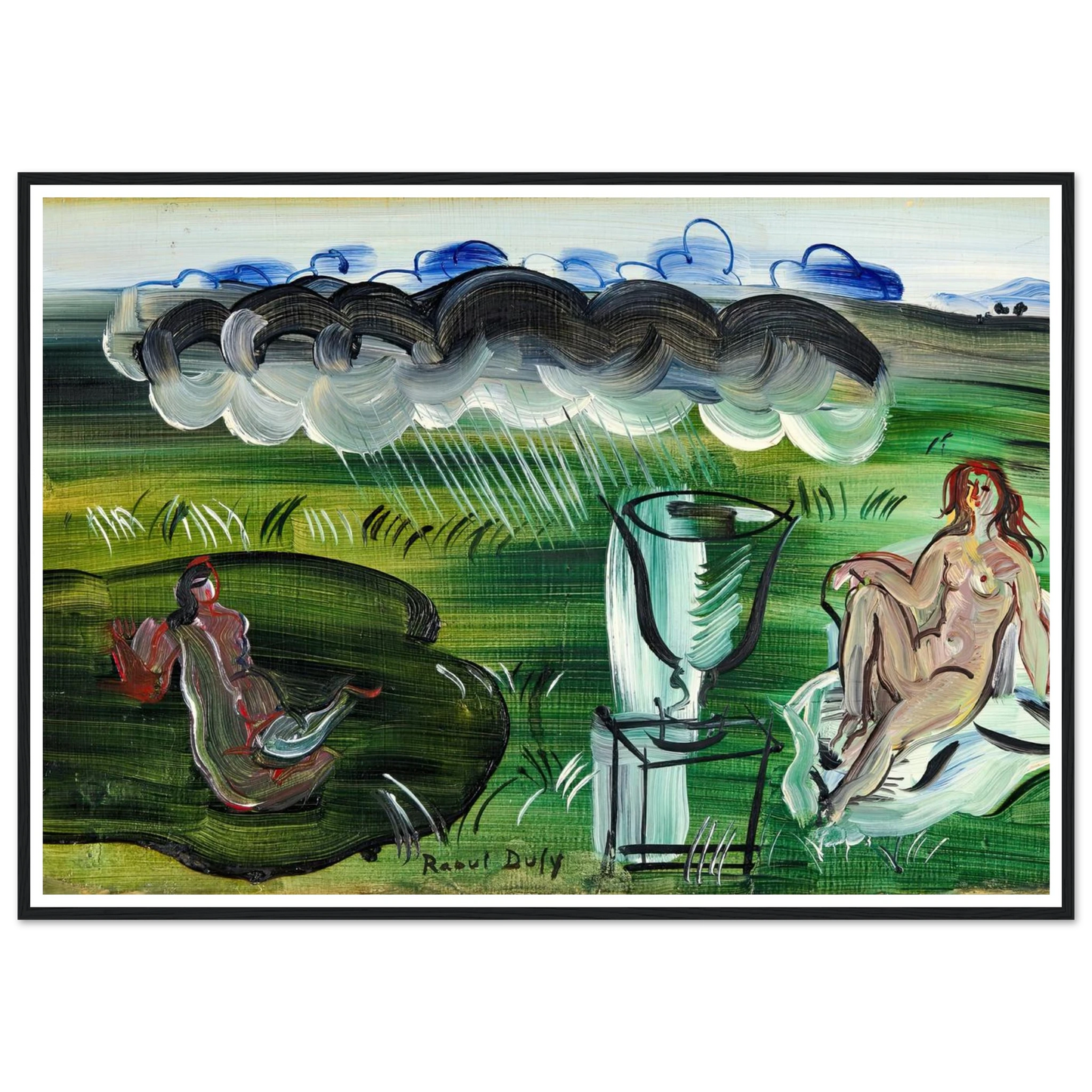 Composition avec vase et nus (1942) Art Print | Raoul Dufy-Quipham Collections
