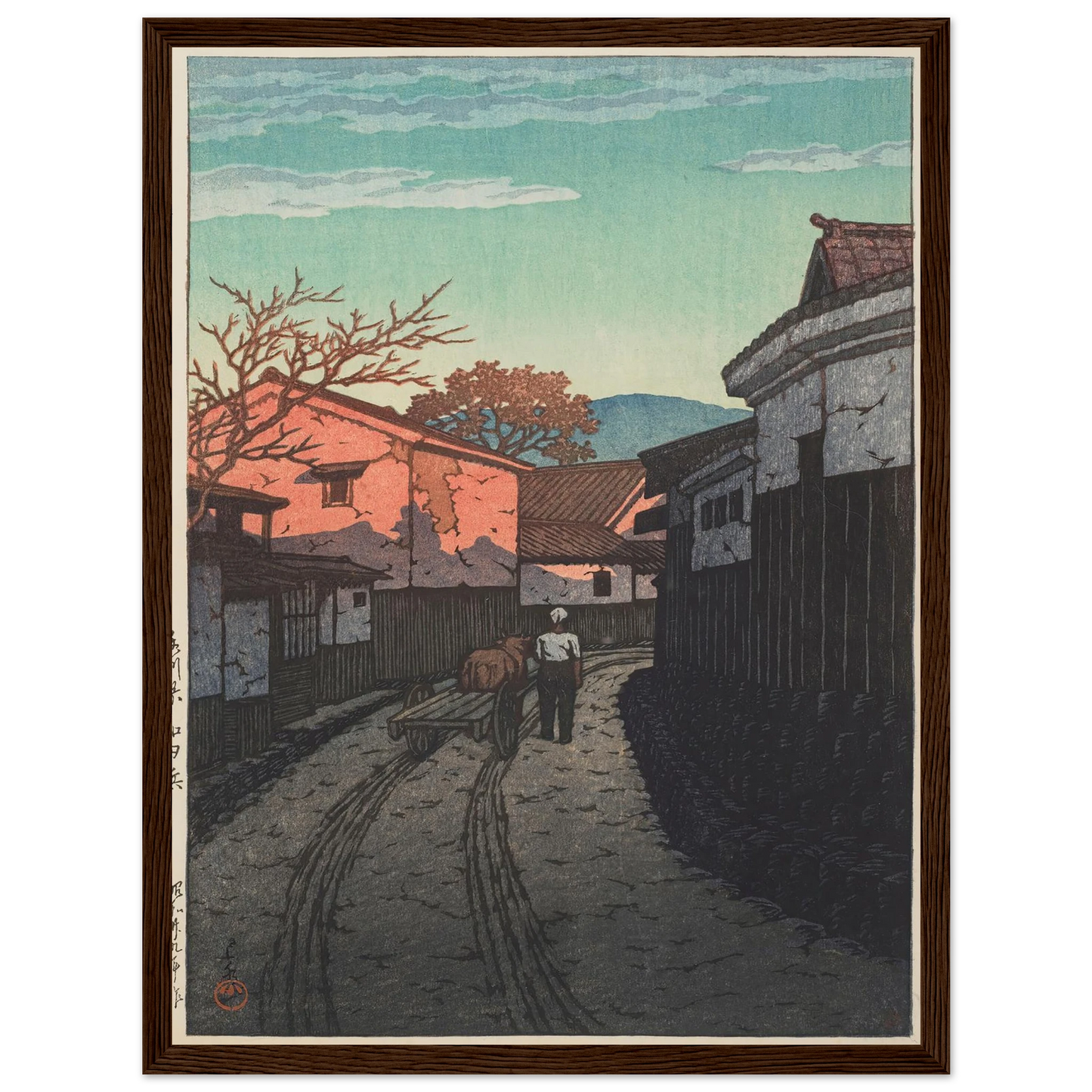 Kagawa-ken Wadahama (Wadahama in Kagawa Prefecture) (1954) Art Print | Kawase Hasui-Quipham Collections