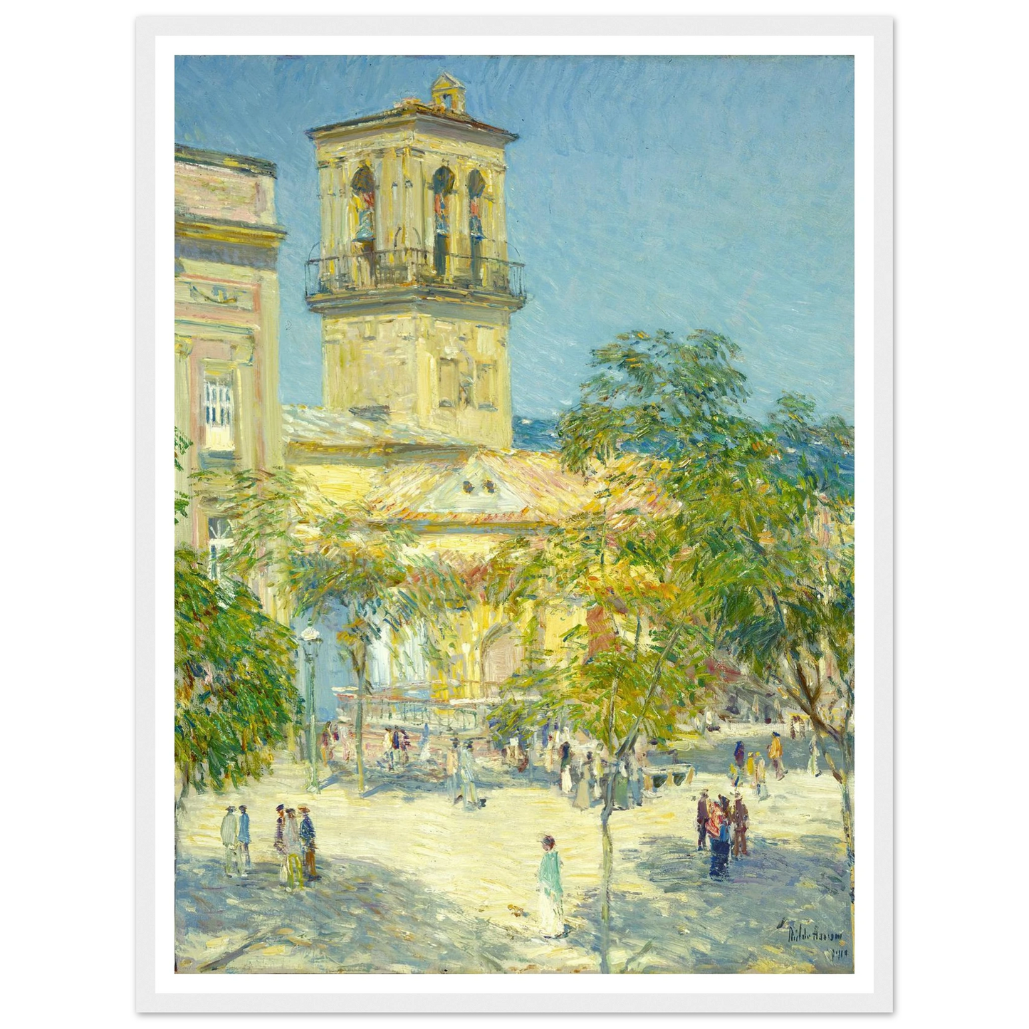 Street of the Great Captain, Córdoba (1910) Art Print | Childe Hassam-Quipham Collections