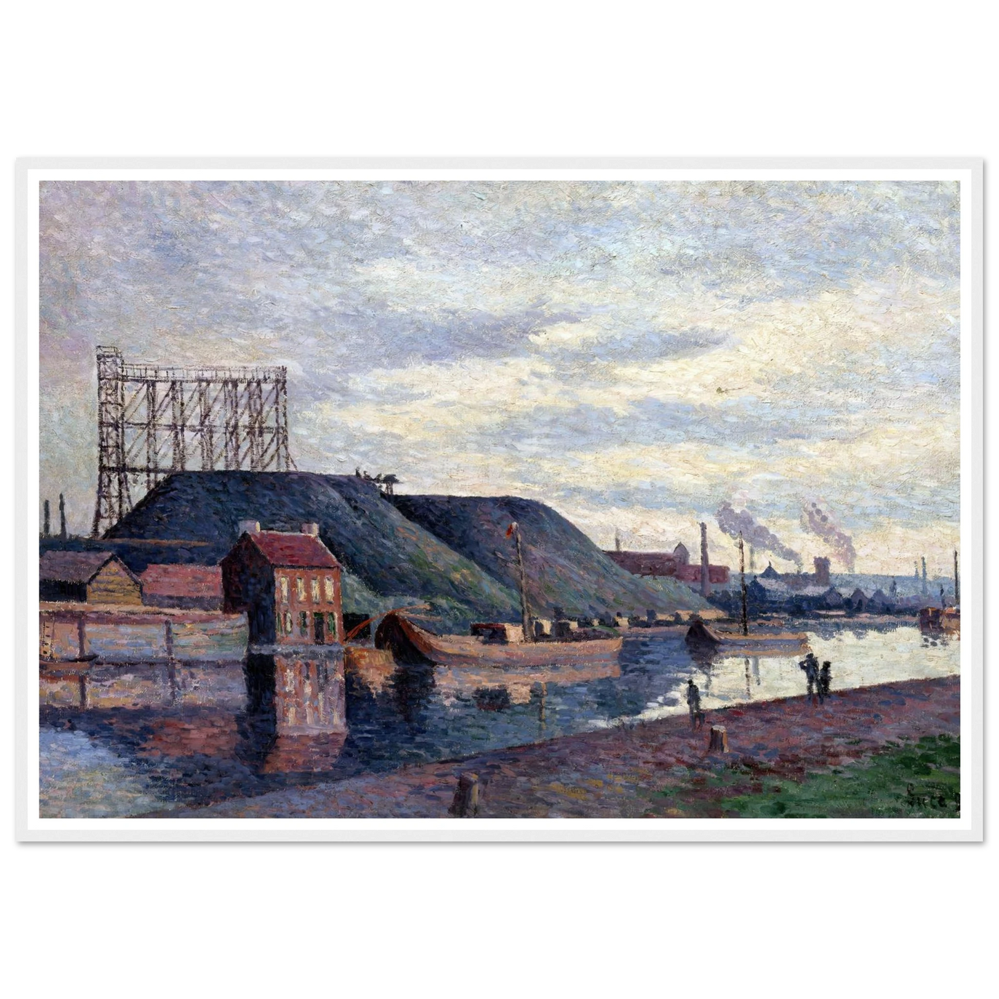 Les terrils de Sacré Madame (1897) Art Print | Maximilien Luce-Quipham Collections