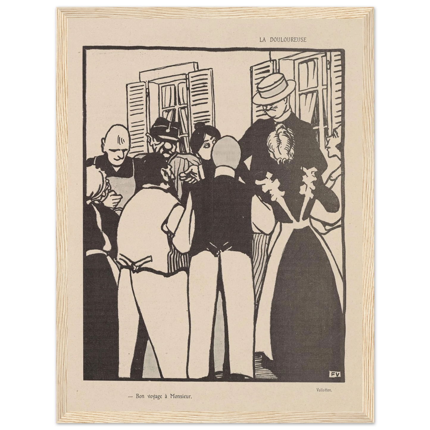22 août 1903. Art Print | Felix Vallotton-Quipham Collections