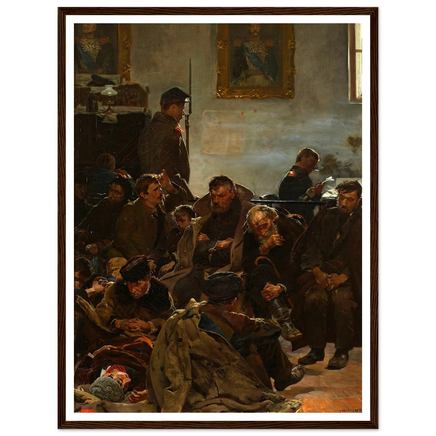 On the way to exile (Convicts on the way to Siberia) (1890) Art Print | Jacek Malczewski-Quipham Collections