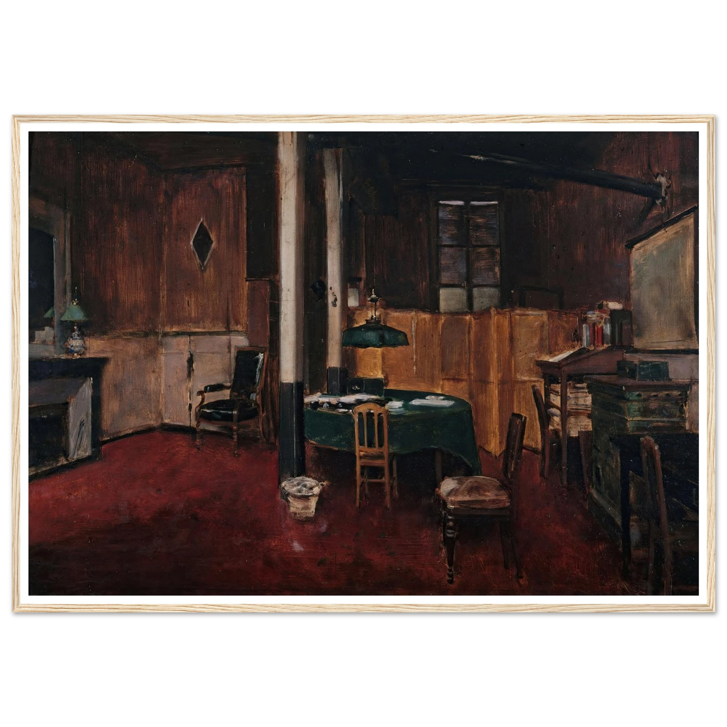 La salle de rédaction du Journal des débats (1889) Art Print | Jean Beraud-Quipham Collections