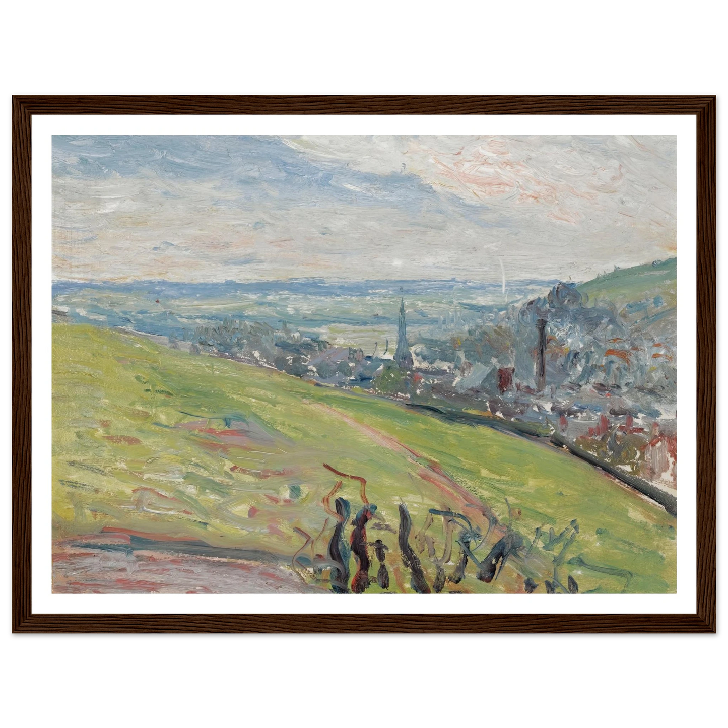 Environs De Rouen (1883) Art Print | Camille Pissarro-Quipham Collections
