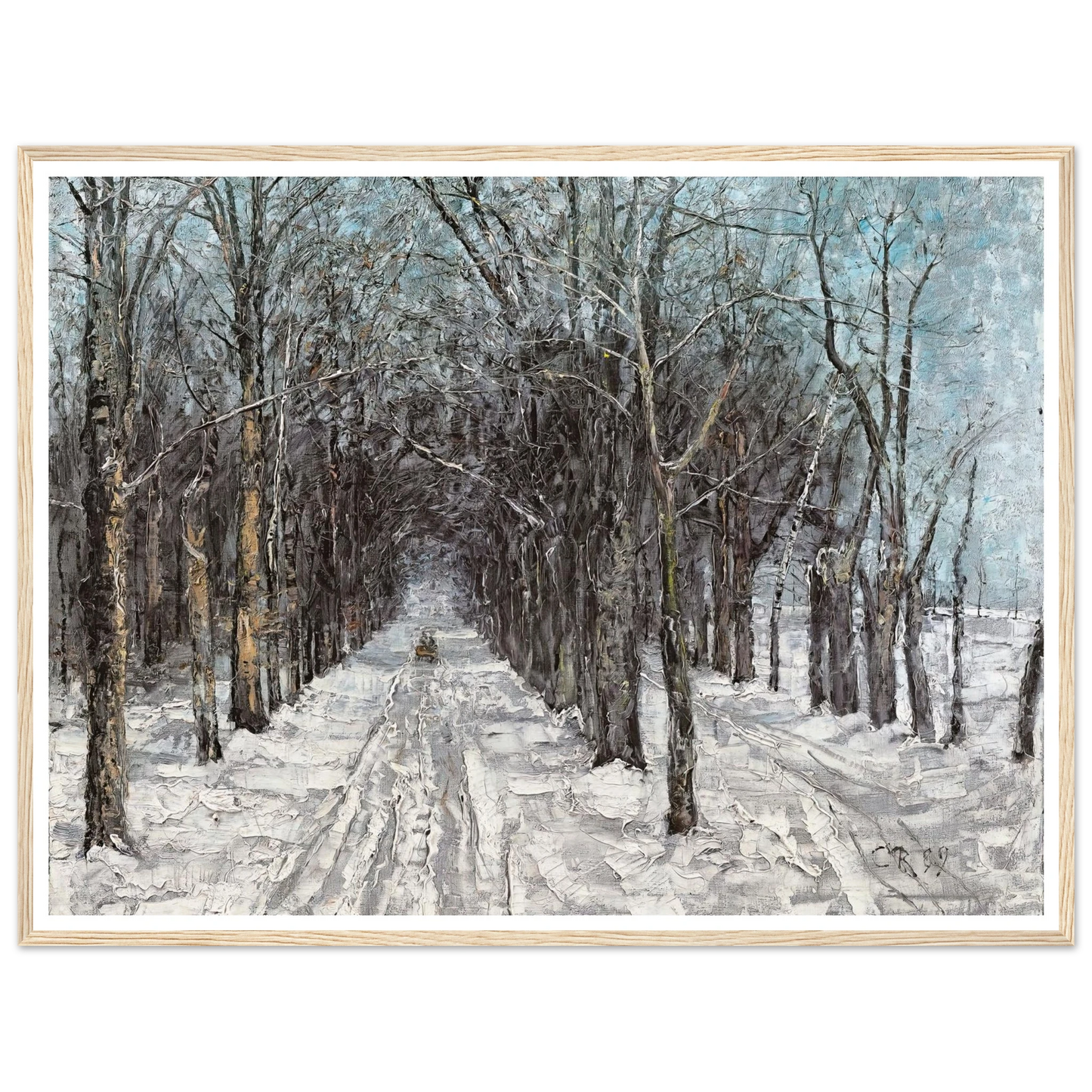 Belvedere Allee in Weimar (1889) Art Print | Christian Rohlfs-Quipham Collections