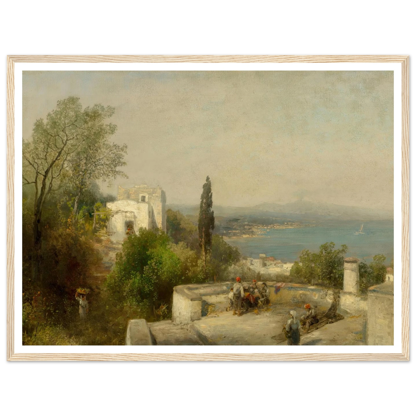 Bay of Naples Art Print | Hermann Ottomar Herzog-Quipham Collections