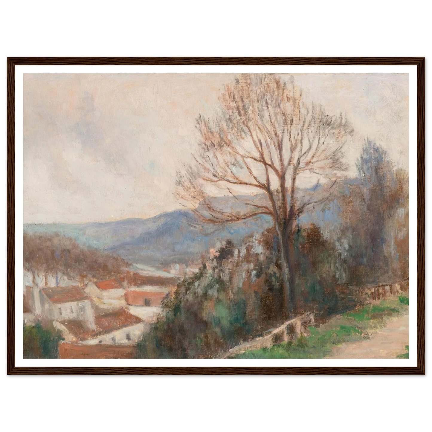 La Seine vue des hauteurs de Rolleboise Art Print | Maximilien Luce-Quipham Collections