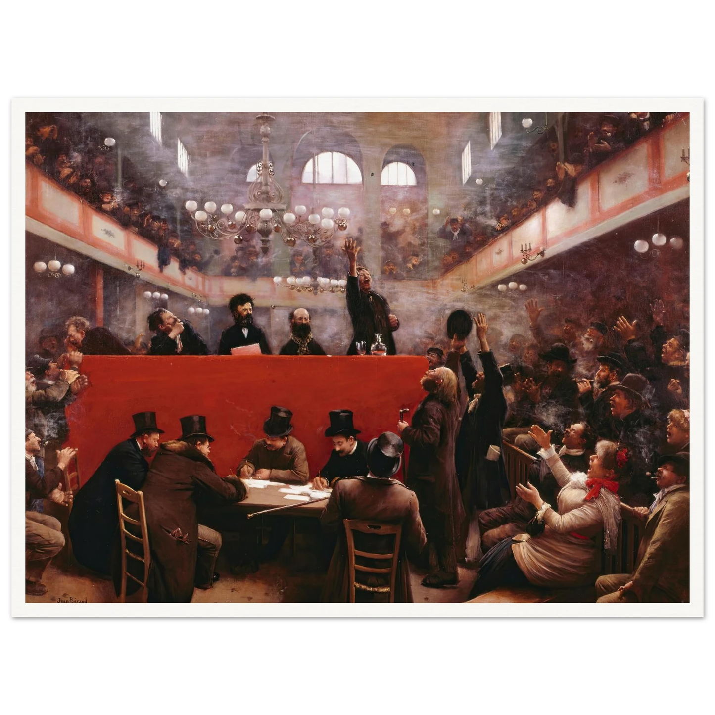 Salle Graffard (1884) Art Print | Jean Beraud-Quipham Collections