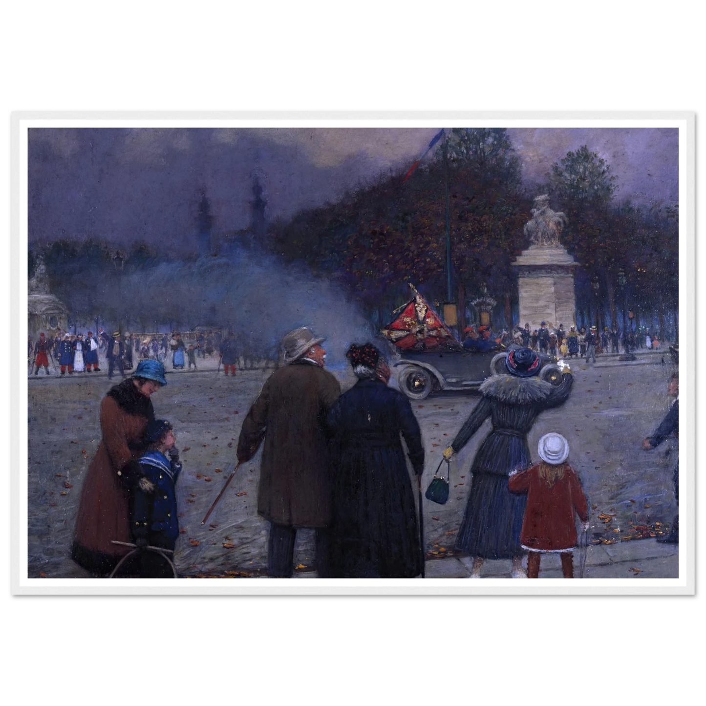 Drapeau allemand porté aux Invalides (1914) Art Print | Jean Beraud-Quipham Collections