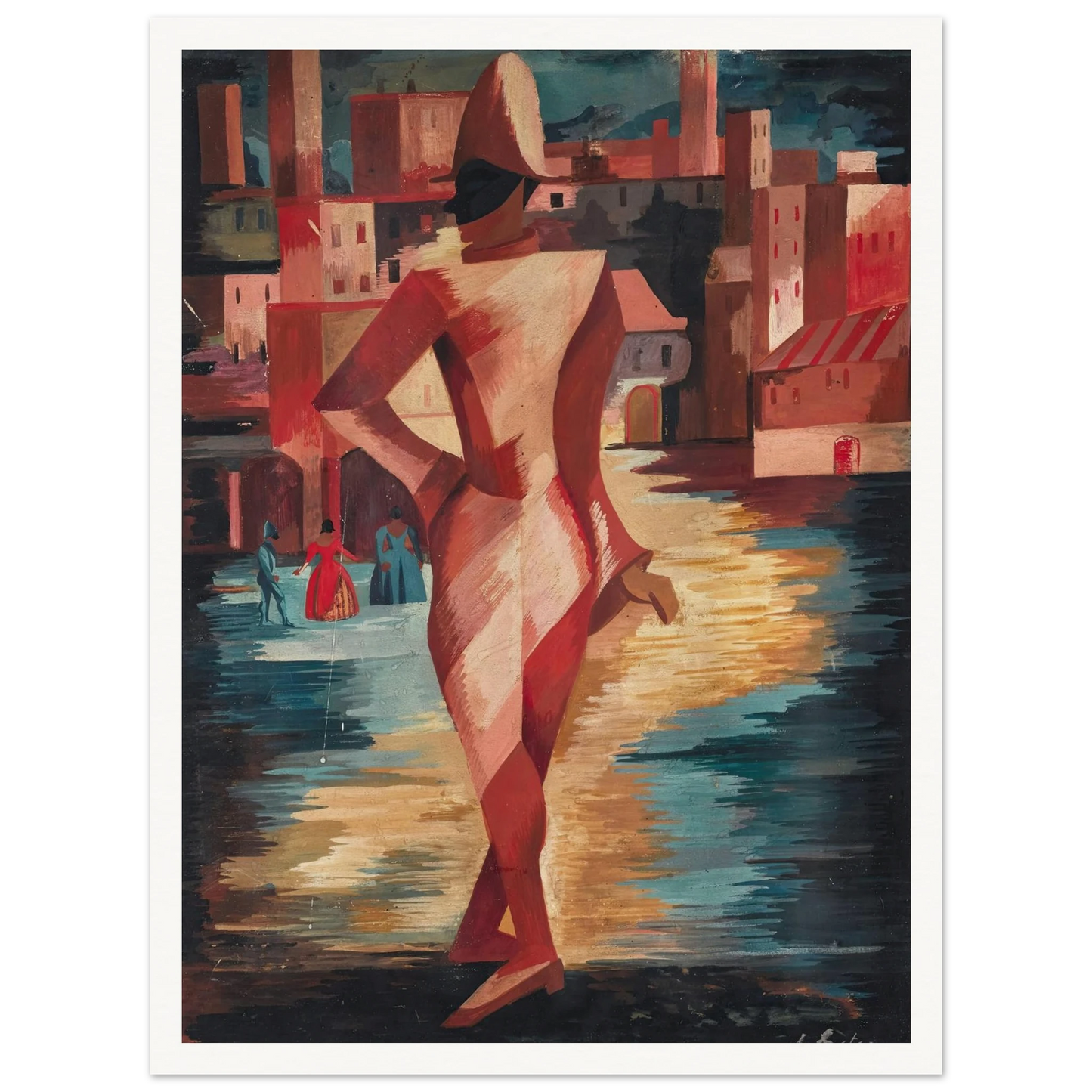 Pulcinella Art Print | Alexandra Exter-Quipham Collections