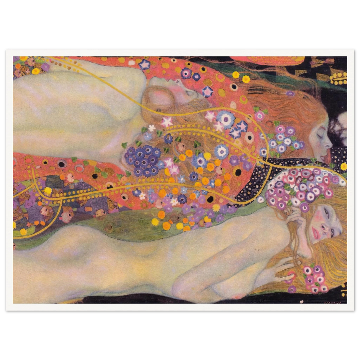 Water Serpents II (1907) Art Print | Gustav Klimt-Quipham Collections