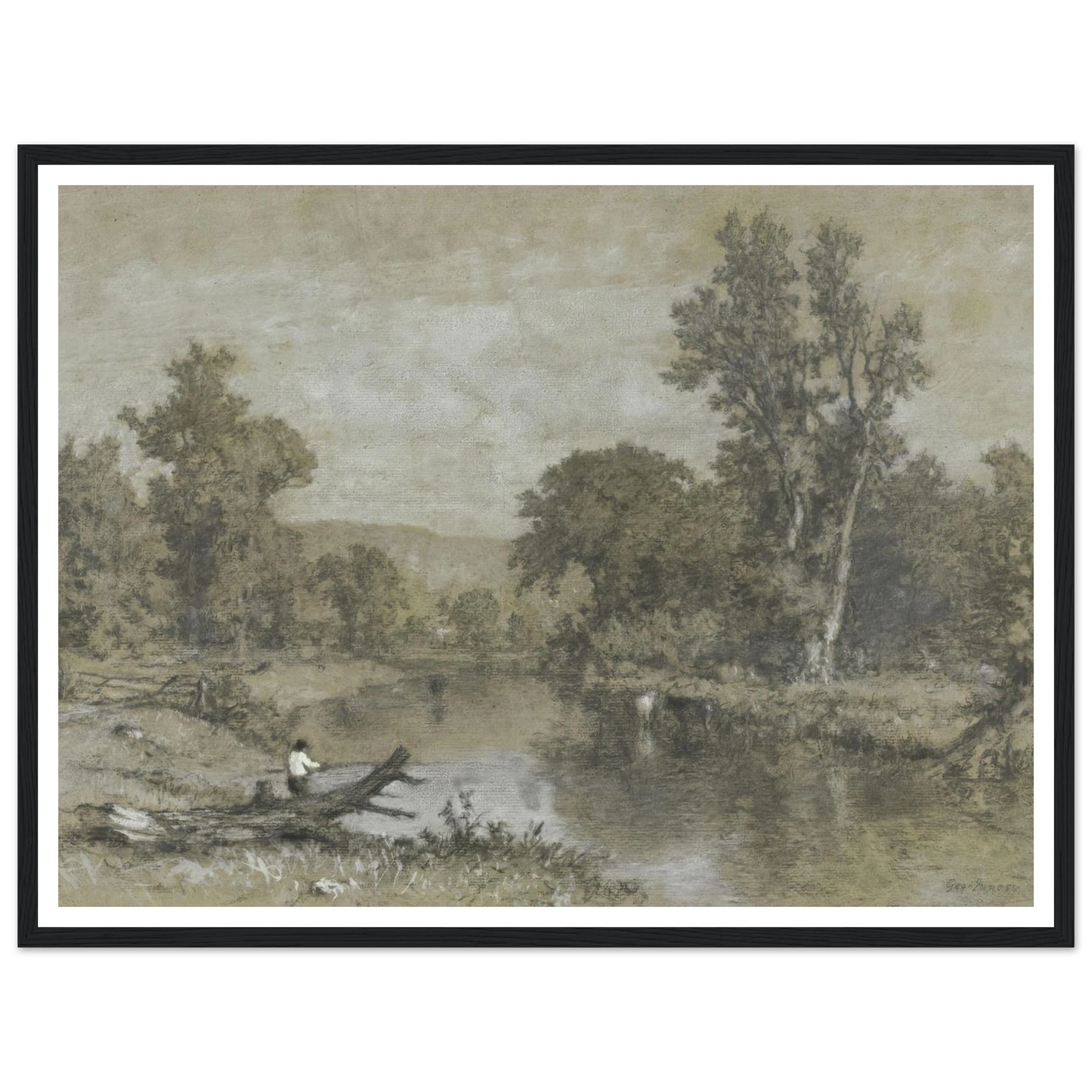 Milton, New York (ca. 1856) Art Print | George Inness-Quipham Collections