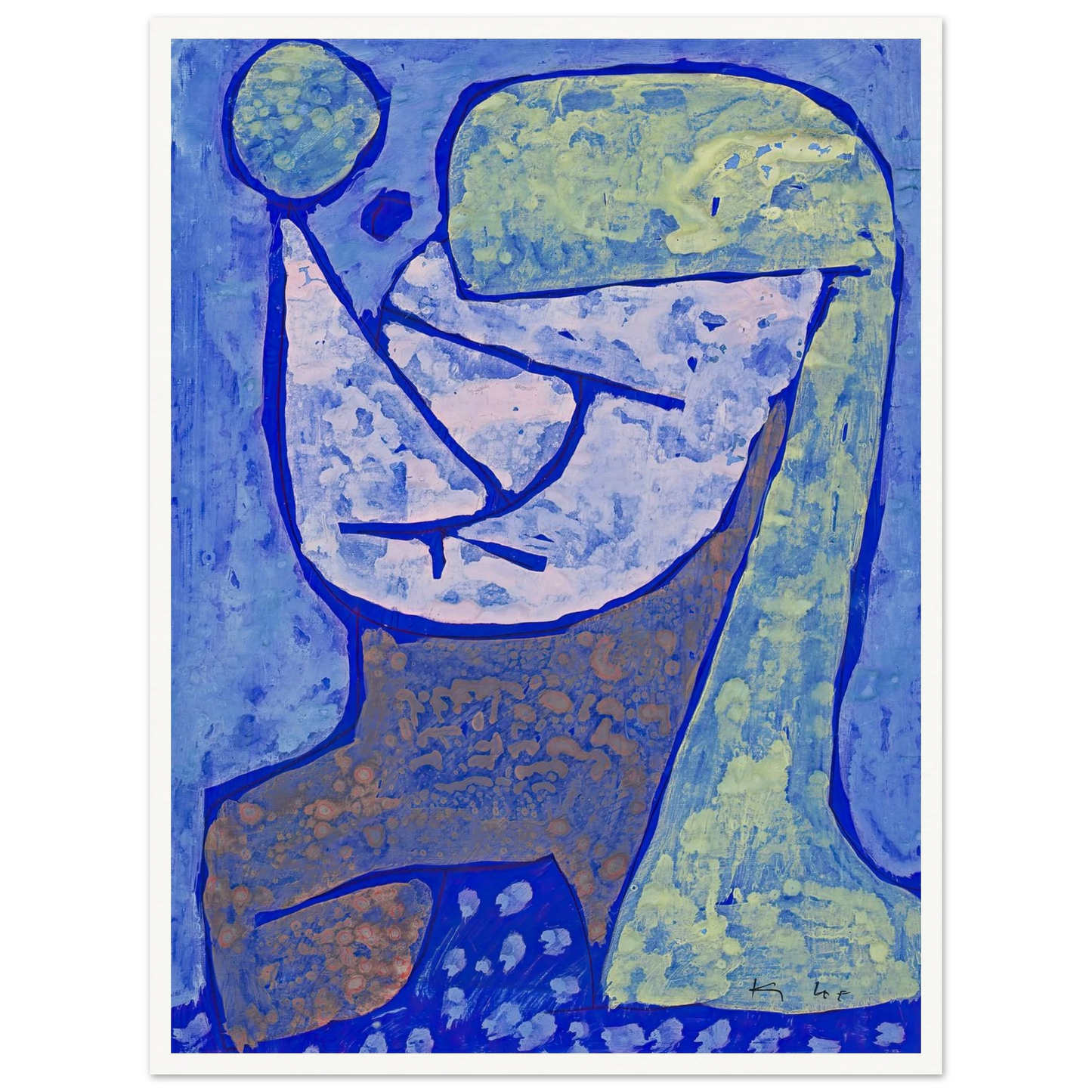 Gezeichnetes Mädchen (1939) Art Print | Paul Klee-Quipham Collections