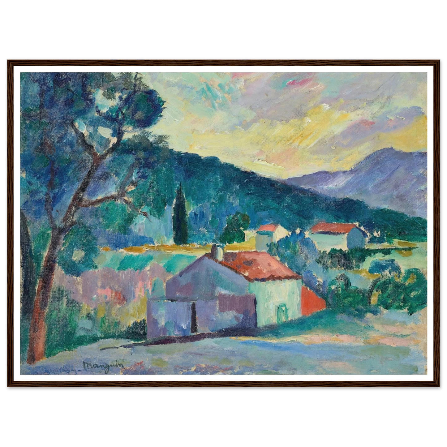Le Mas à Saint-Tropez (1905) Art Print | Henri Manguin-Quipham Collections