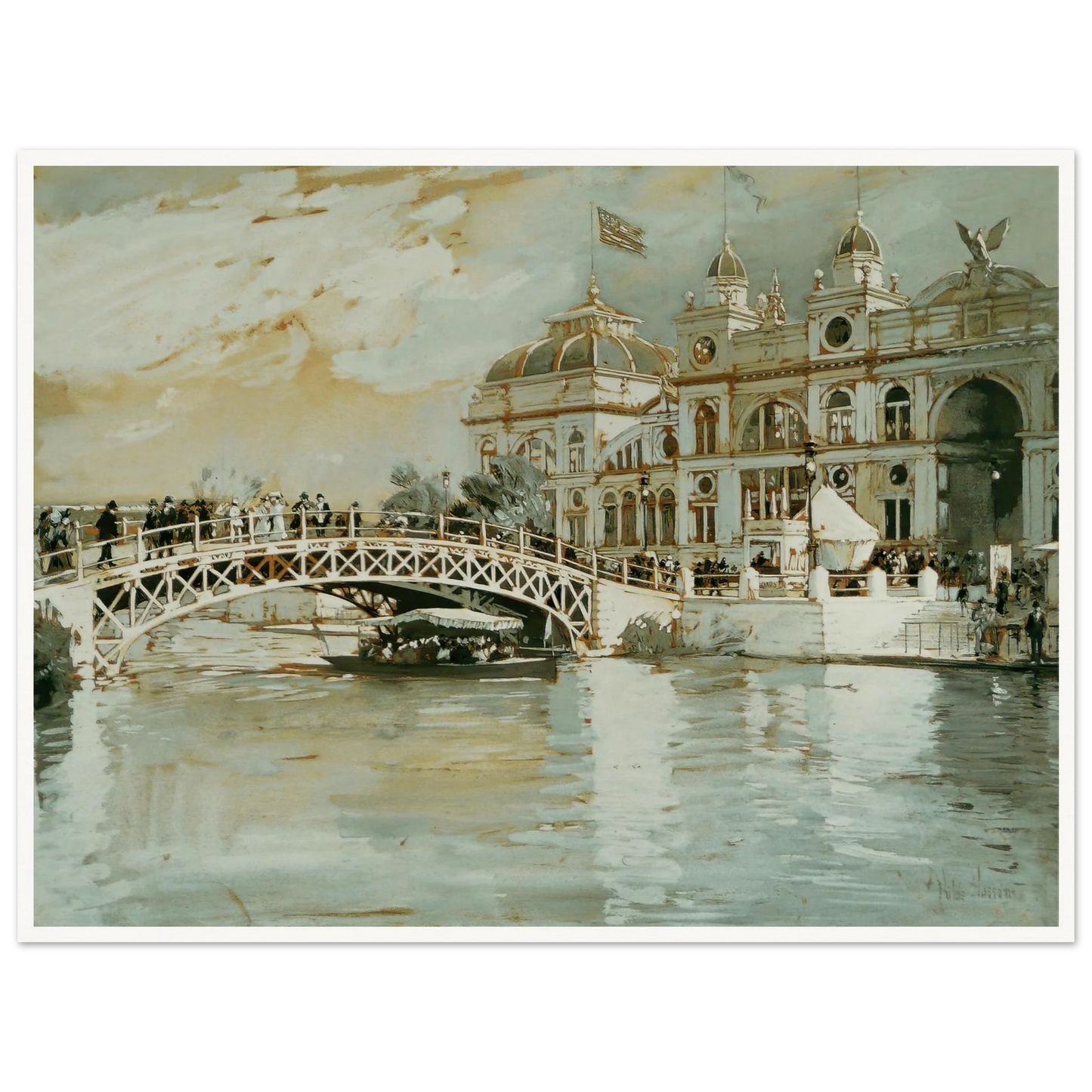 Columbian Exposition, Chicago (1892) Art Print | Childe Hassam-Quipham Collections