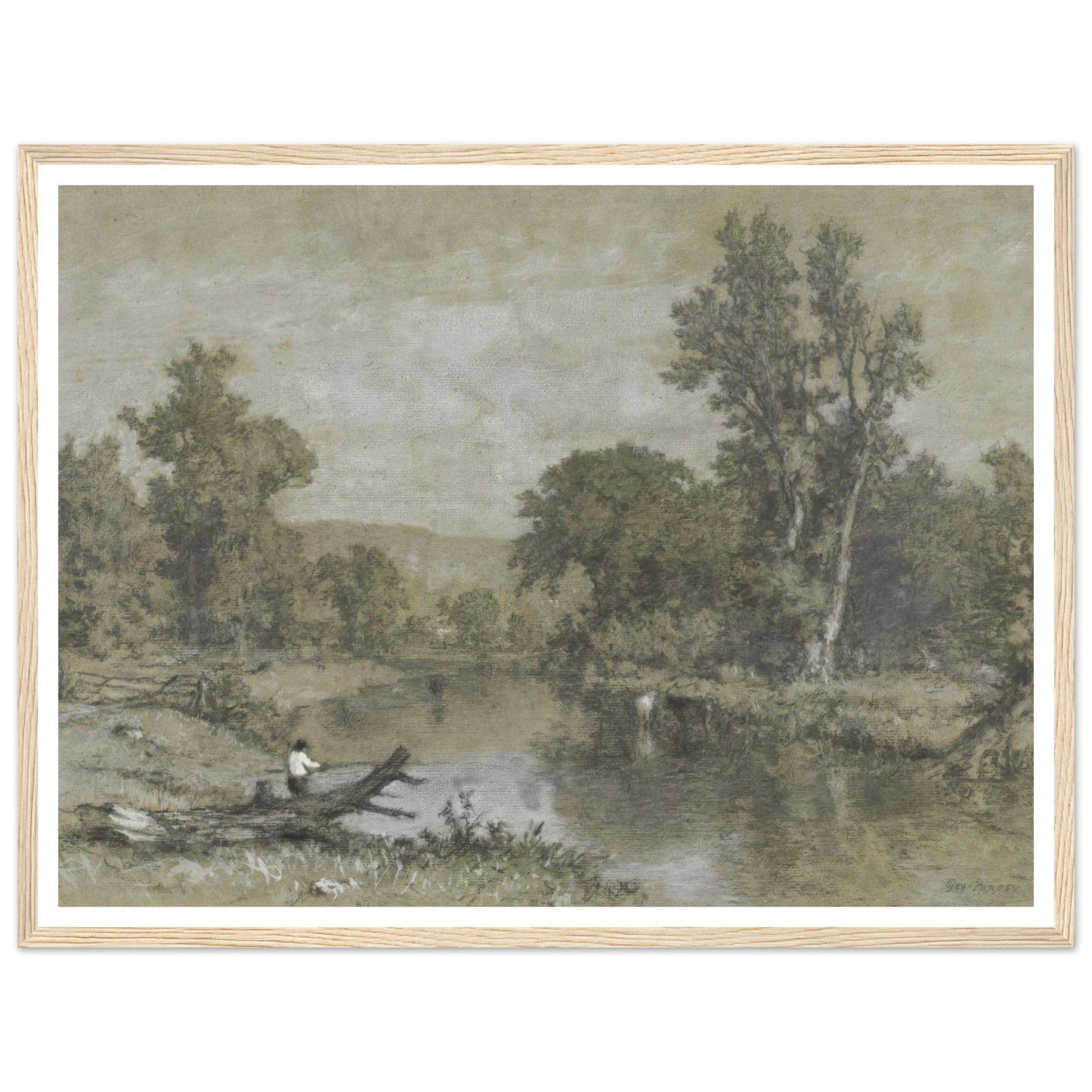 Milton, New York (ca. 1856) Art Print | George Inness-Quipham Collections