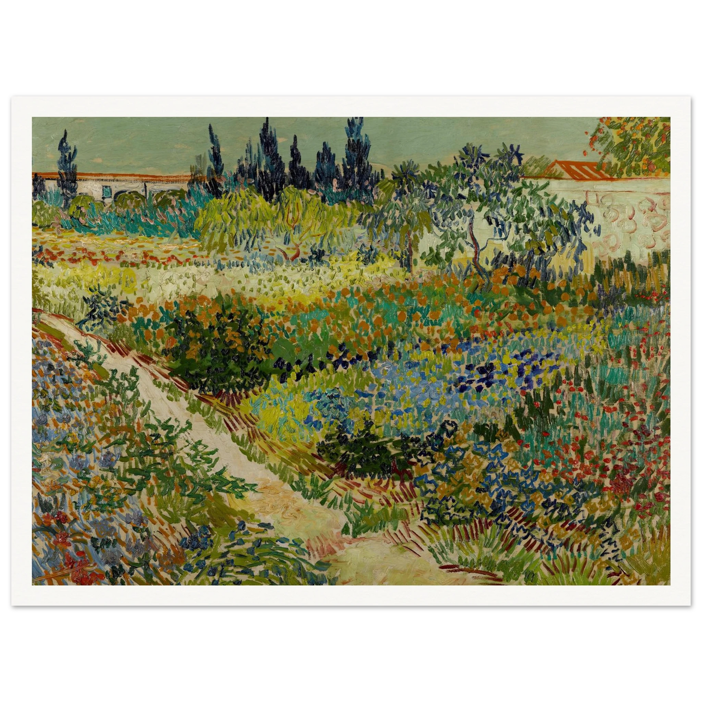 Garden at Arles Art Print | Vincent van Gogh-Quipham Collections