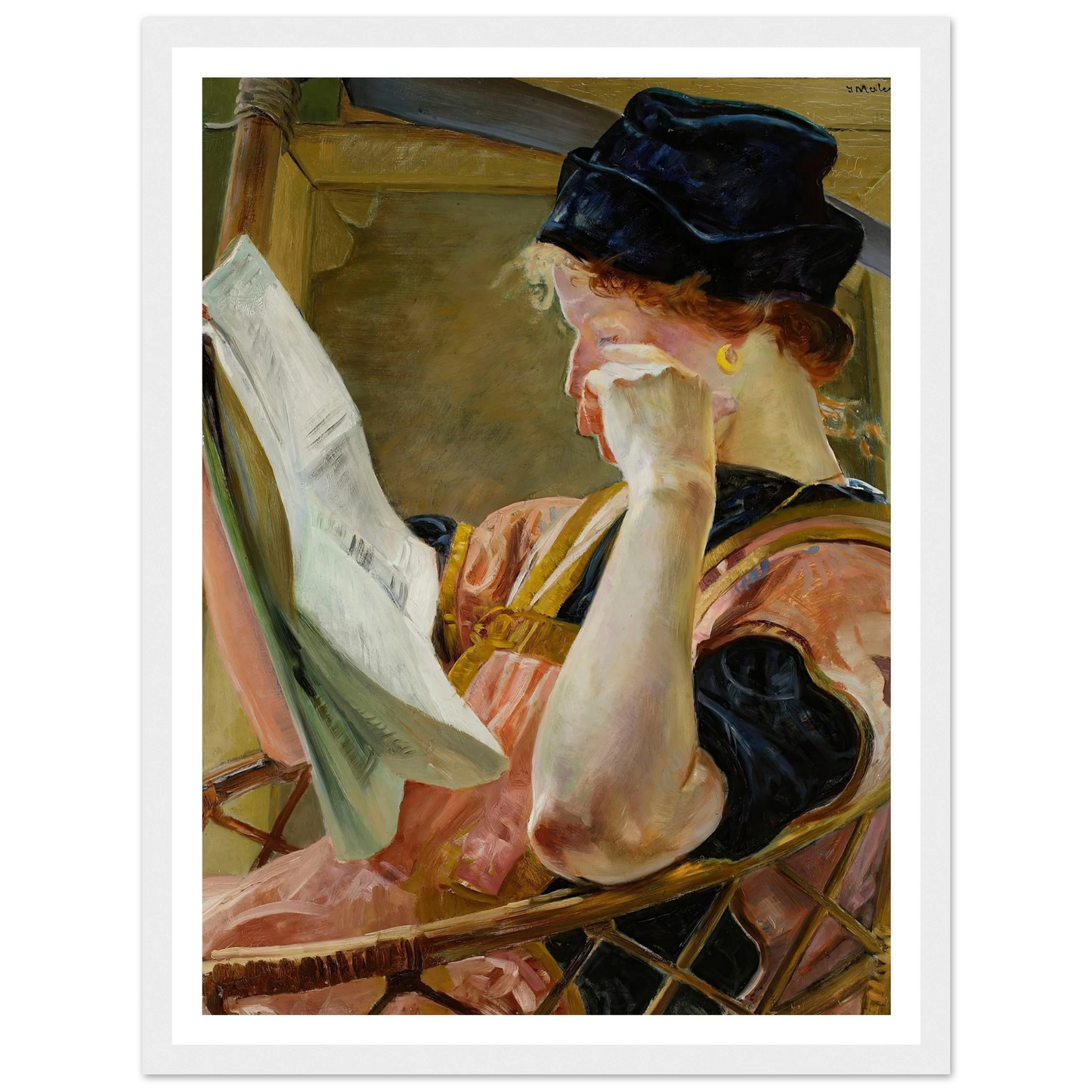 Female model (1907) Art Print | Jacek Malczewski-Quipham Collections