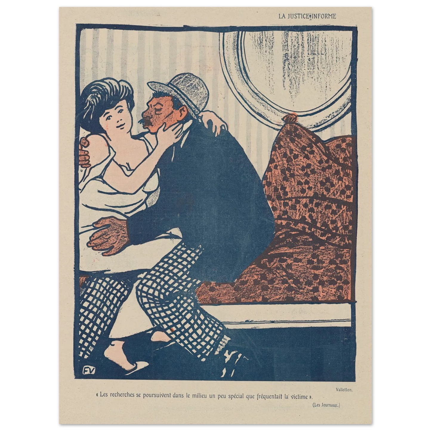 10 octobre 1903. Art Print | Felix Vallotton-Quipham Collections