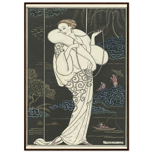 Manteau de velours (1913) Art Print | George Barbier-Quipham Collections