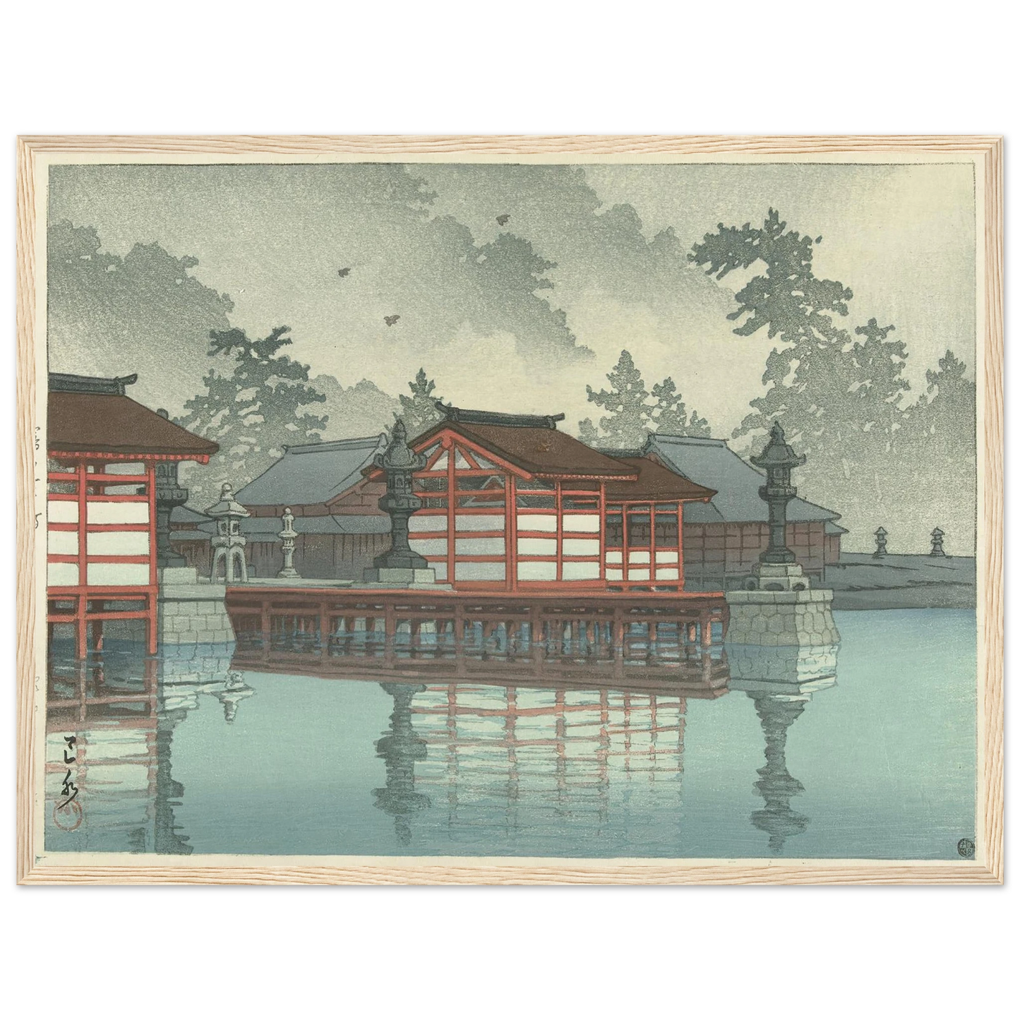 Kiri no Miyajima (Miyajima in mist) (1947) Art Print | Kawase Hasui-Quipham Collections