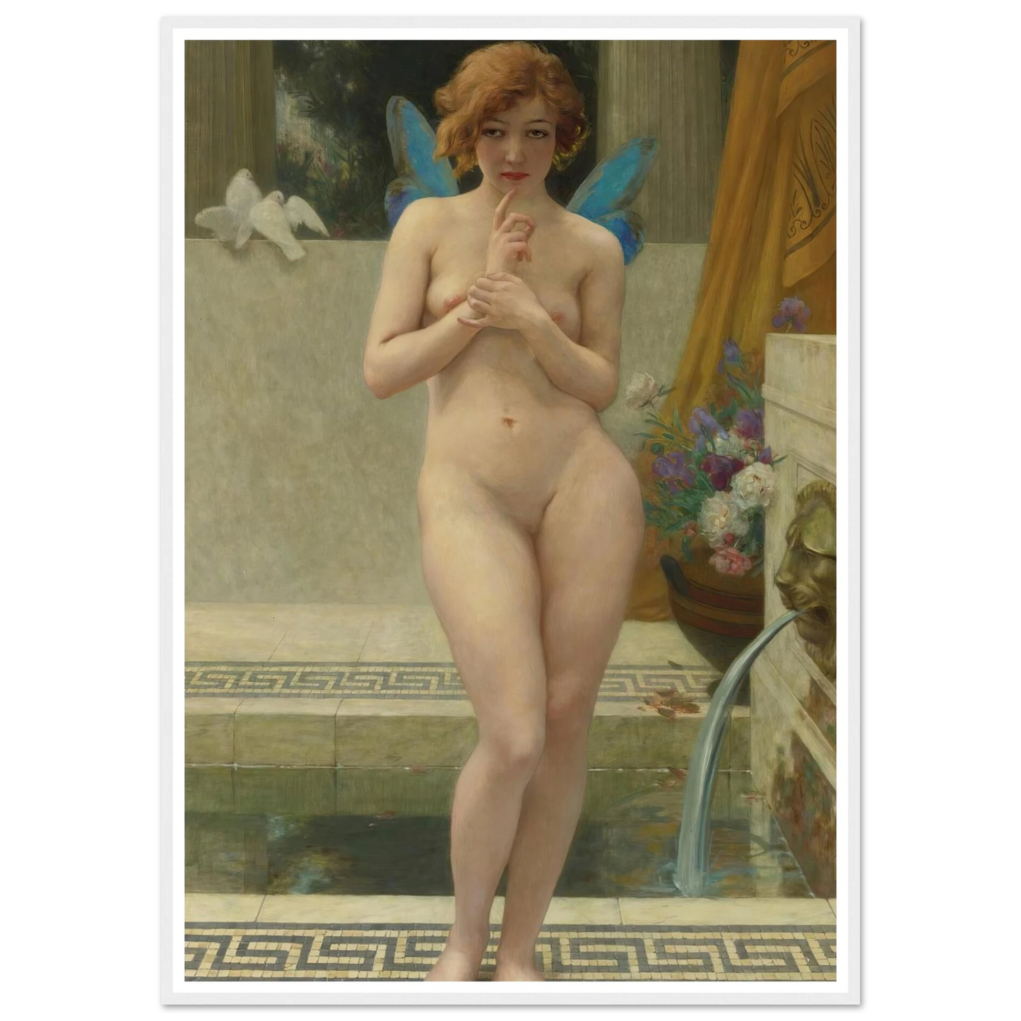 Psyche A La Fontaine Art Print | Guillaume Seignac-Quipham Collections