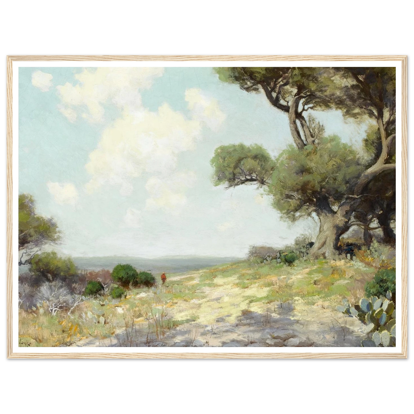 In the Hills — Southwest Texas (1912) Art Print | Julian Onderdonk-Quipham Collections