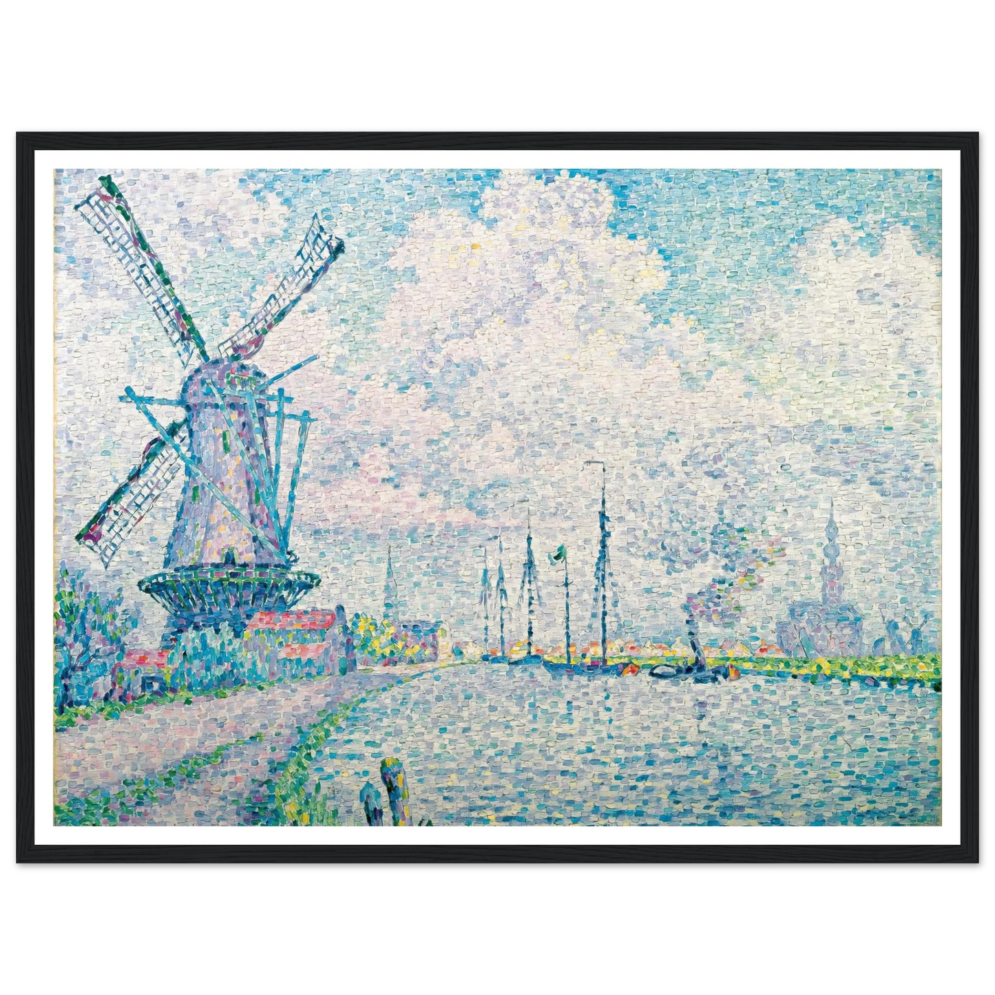 Canal of Overschie Art Print | Paul Signac-Quipham Collections