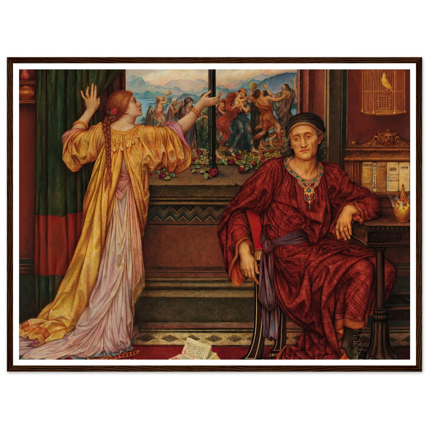 The Gilded Cage (1919) Art Print | Evelyn de Morgan-Quipham Collections