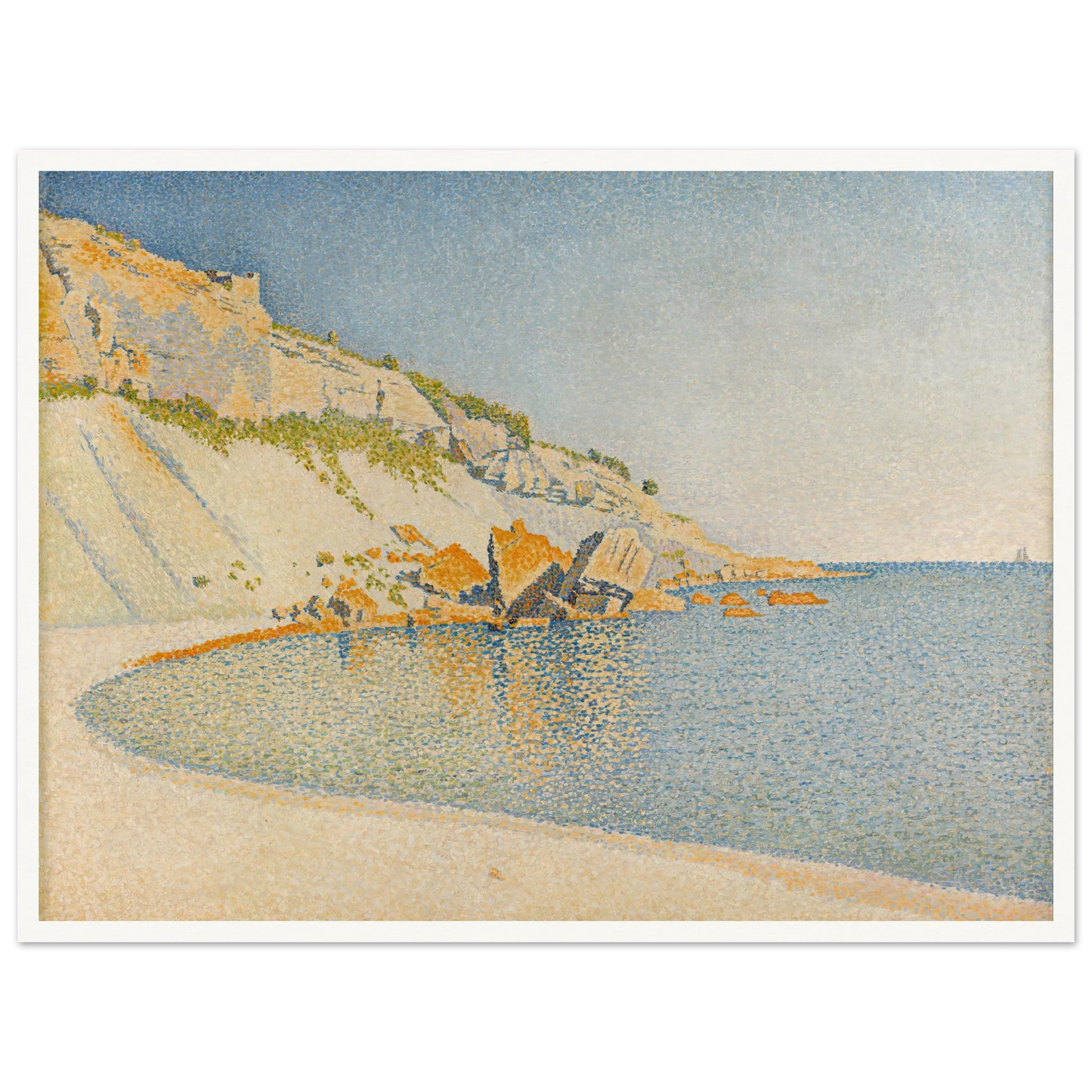 Cassis, Cap Lombard, Opus 196 Art Print | Paul Signac-Quipham Collections